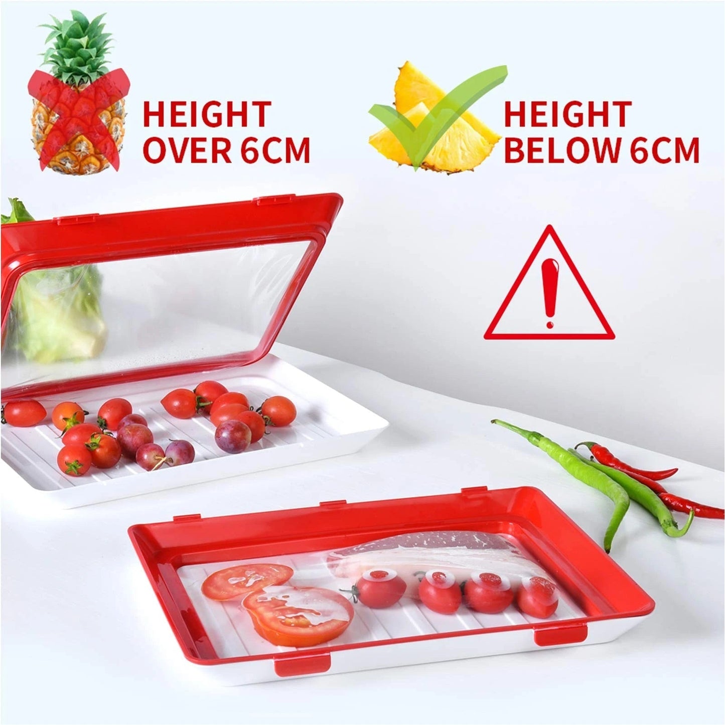 NPNGonline™ Food Preservation Vacuum-Sealed Tray