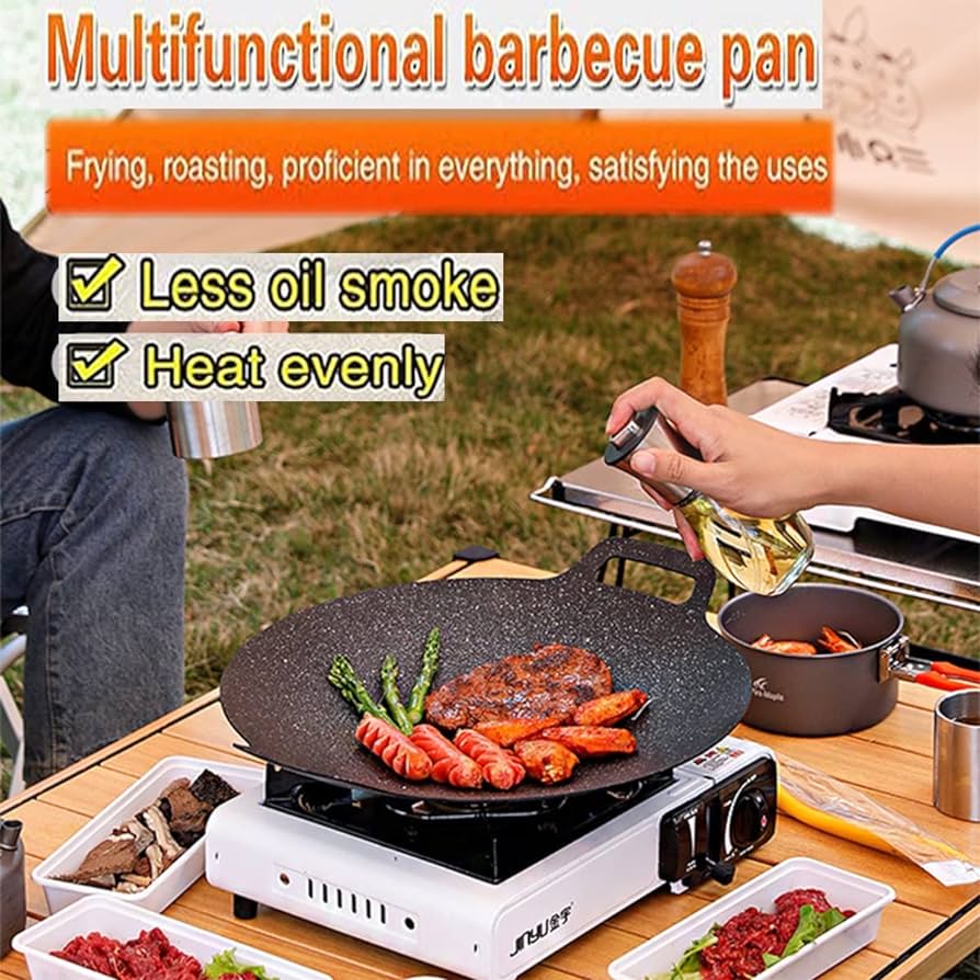 NPNGonline™ Non-stick BBQ Grill Plate Frying Baking Pan