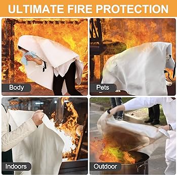 NPNGonline™ Fire Extinguishers Tent Boat Emergency Blanket