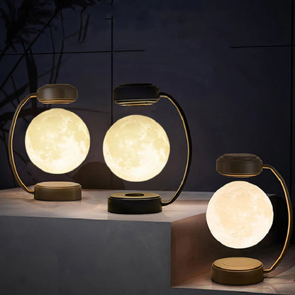 NPNGonline™ 3D Magnetic Levitating Moon Lamp