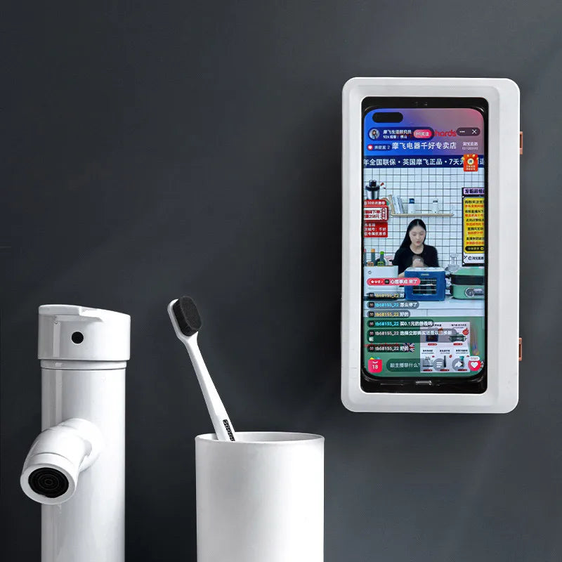 NPNGonline™ Bathroom Waterproof Wall Mobile Phone Holder