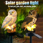NPNGonline™ Owl Garden Solar Lamp Lights