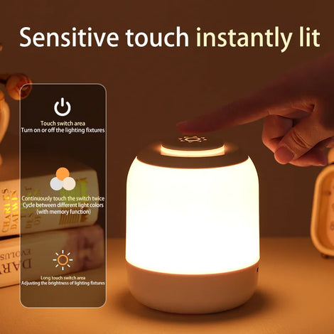 NPNGonline™ Touch Sensor Portable USB LED Desk Lamp
