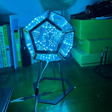 NPNGonline™ Infinite Dodecahedron Color Art Light