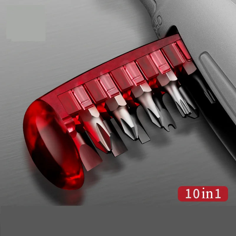 NPNGonline™ 10 in 1 Multi-Angle Ratchet Screwdriver