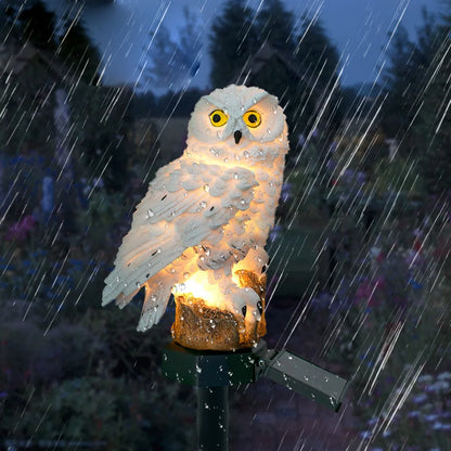 NPNGonline™ Owl Garden Solar Lamp Lights