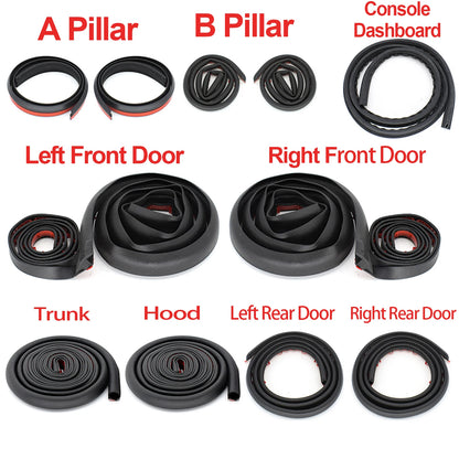 NPNGonline™ Car Door Seal Strip Kit