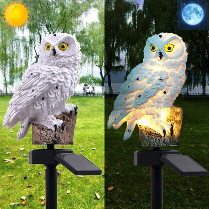 NPNGonline™ Owl Garden Solar Lamp Lights