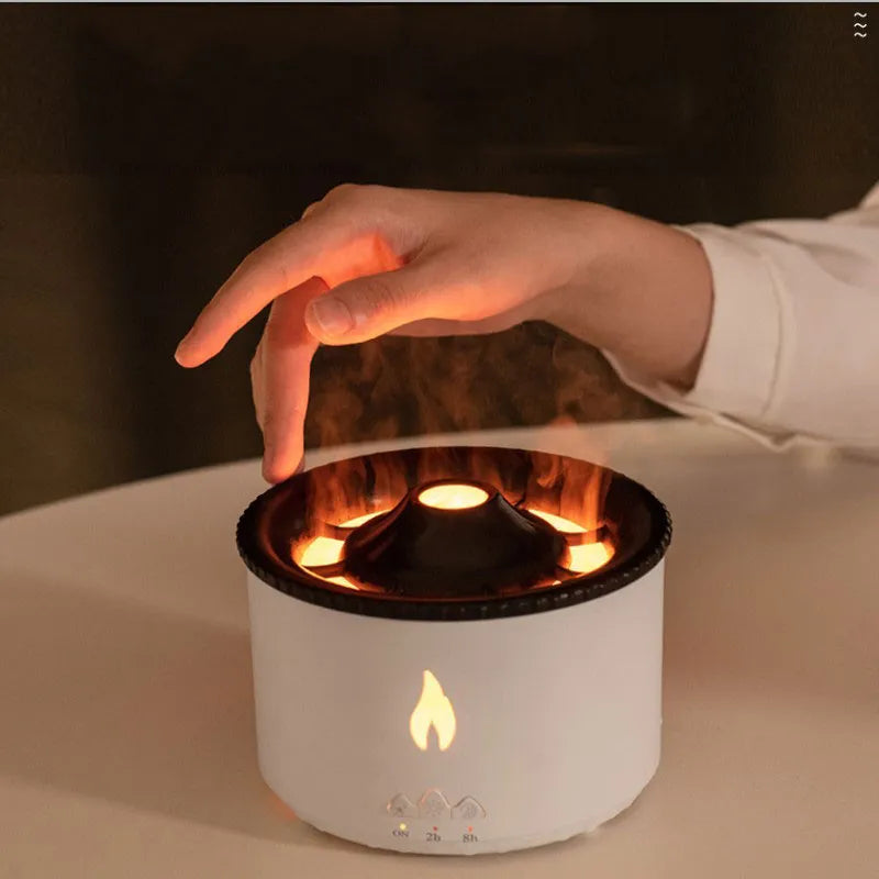 NPNGonline™ Volcano Aromatherapy Flame Humidifier