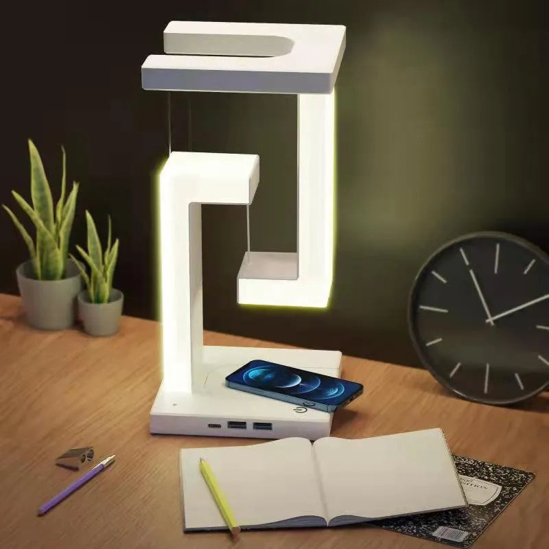 NPNGonline™ Smartphone Wireless Charging Anti-gravity Suspension Balance Floating Lamp