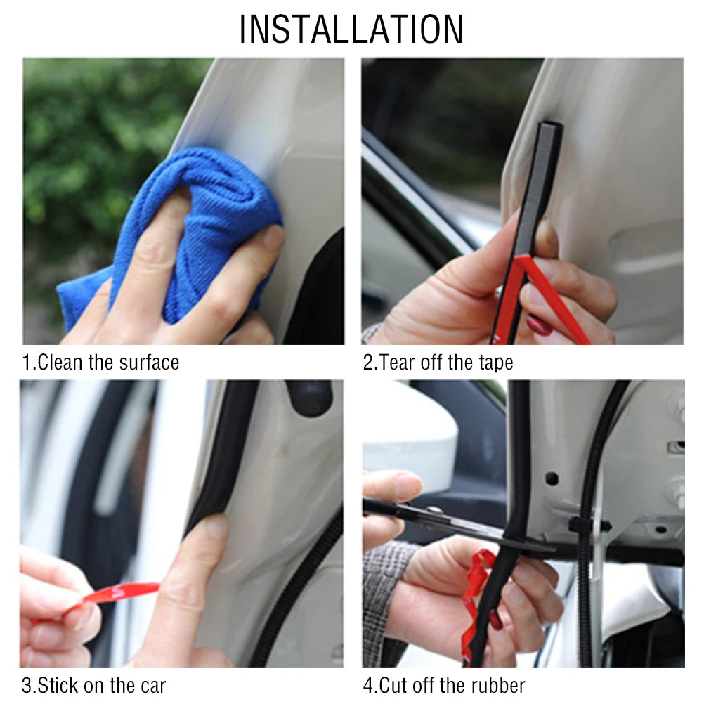 NPNGonline™ Car Door Seal Strip Kit