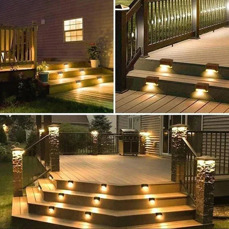NPNGonline™ LED Solar Powered Waterproof Stair and Garden Light