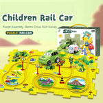 NPNGonline™ Kids Educational Electric Rail Car Track Toy