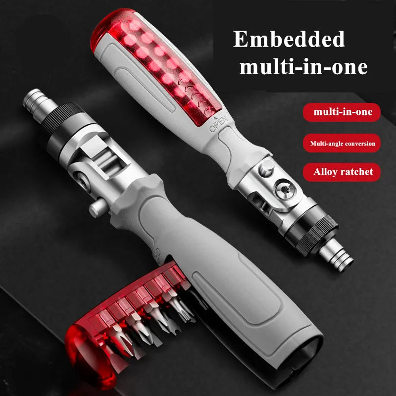 NPNGonline™ 10 in 1 Multi-Angle Ratchet Screwdriver