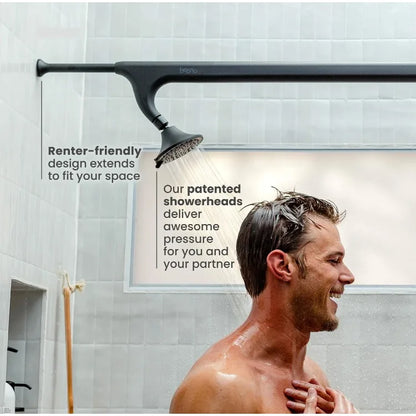 NPNGonline Tandem Shower  - Dual Shower Head for Couples, High Pressure Double Shower Heads with 3 Flow Settings