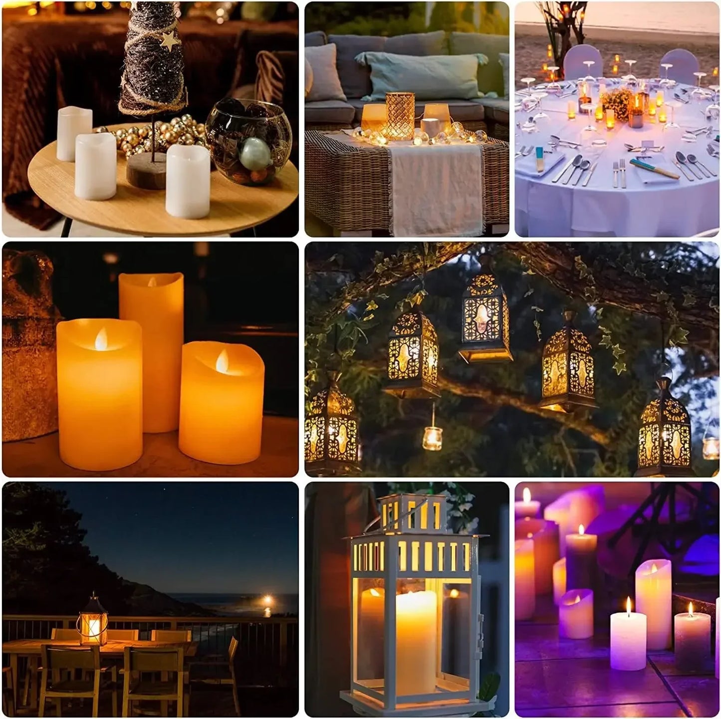 NPNGonline™ Remote Control Flameless LED Candles