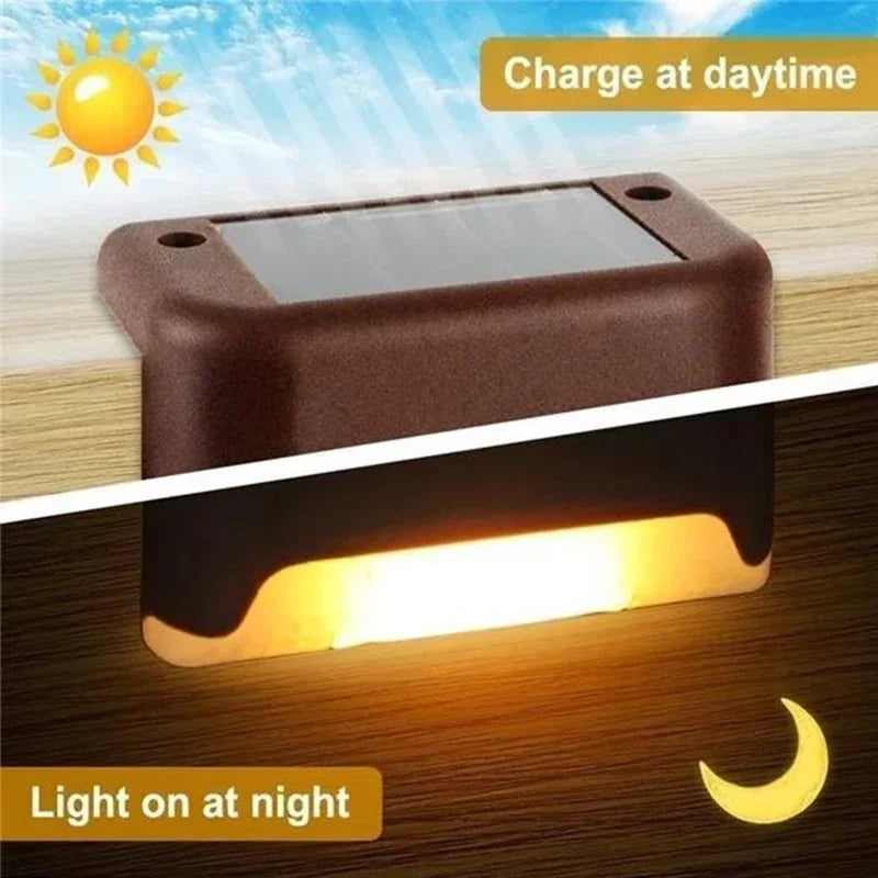 NPNGonline™ LED Solar Powered Waterproof Stair and Garden Light