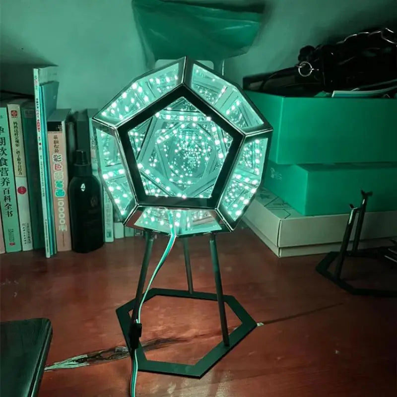 NPNGonline™ Infinite Dodecahedron Color Art Light