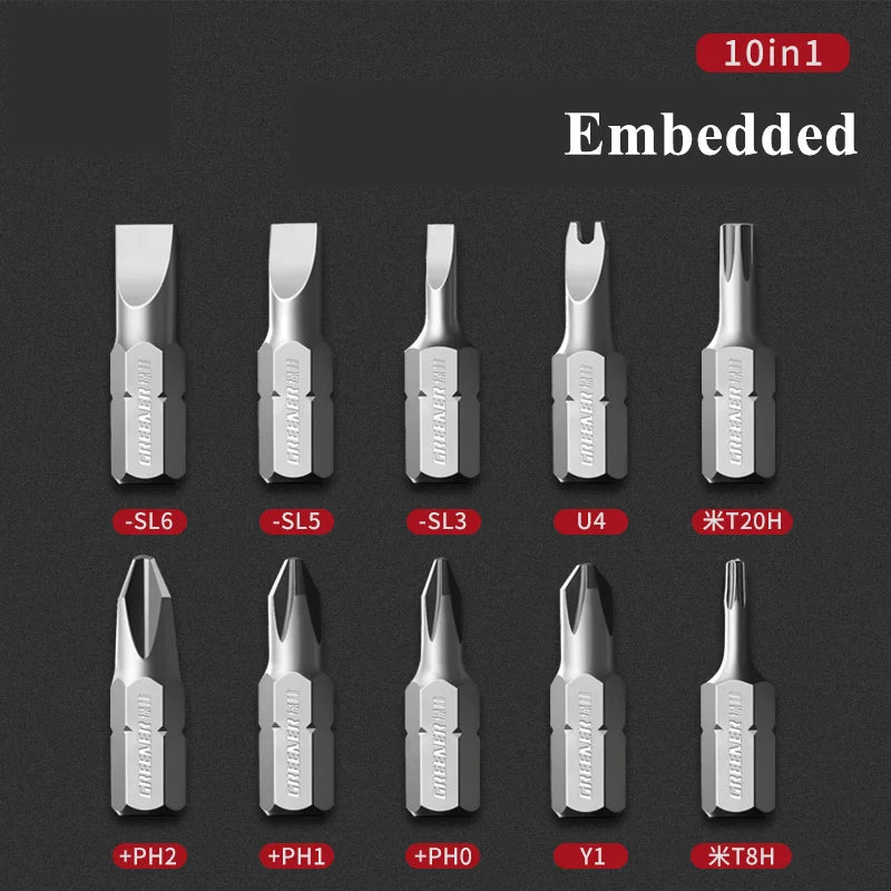 NPNGonline™ 10 in 1 Multi-Angle Ratchet Screwdriver