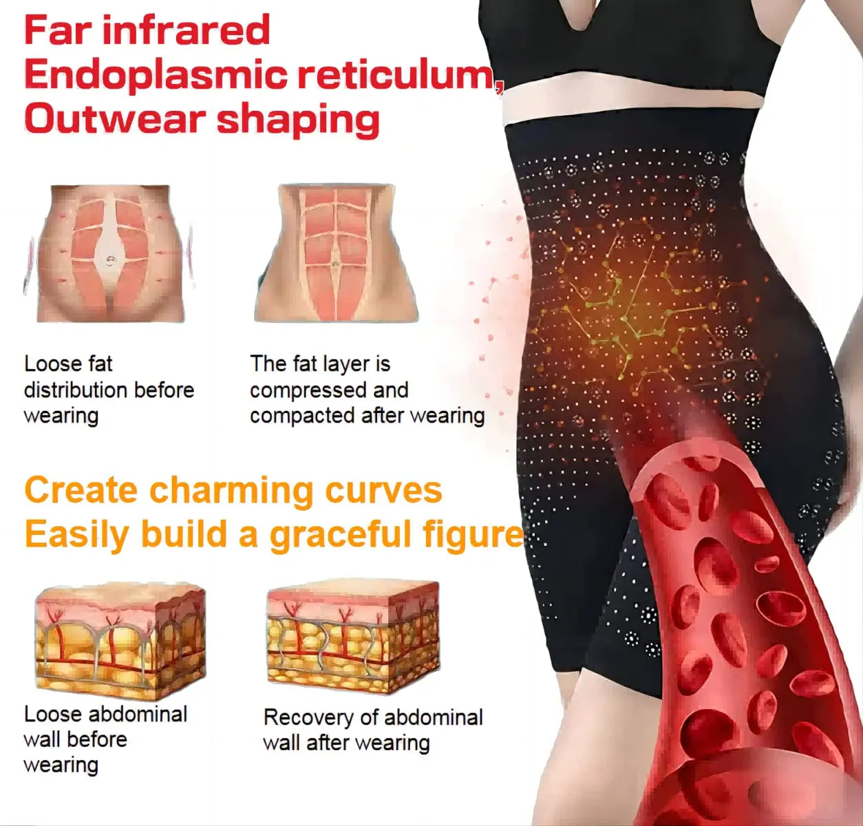 NPNGonline™ Ice Silk Ion Fiber Repair Shaping Shorts