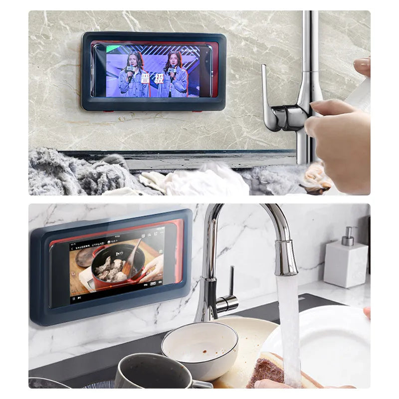 NPNGonline™ Bathroom Waterproof Wall Mobile Phone Holder