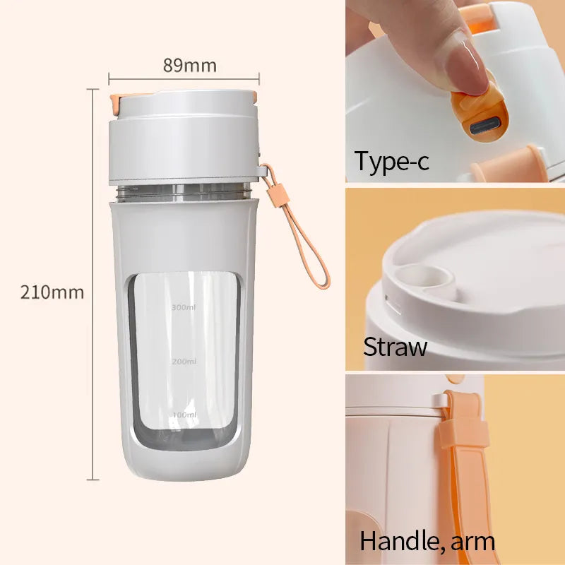 NPNGonline™ Portable USB Rechargeable Juicer Blender Shaker