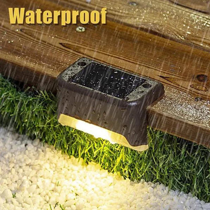 NPNGonline™ LED Solar Powered Waterproof Stair and Garden Light