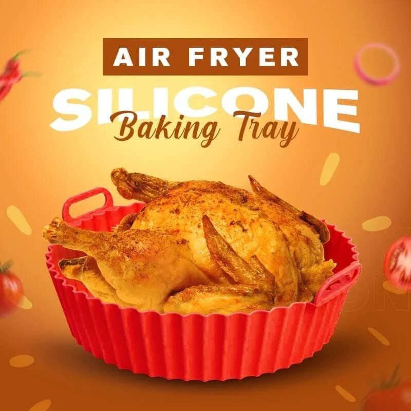 NPNGonline™ Air Fryer Silicone Baking Tray