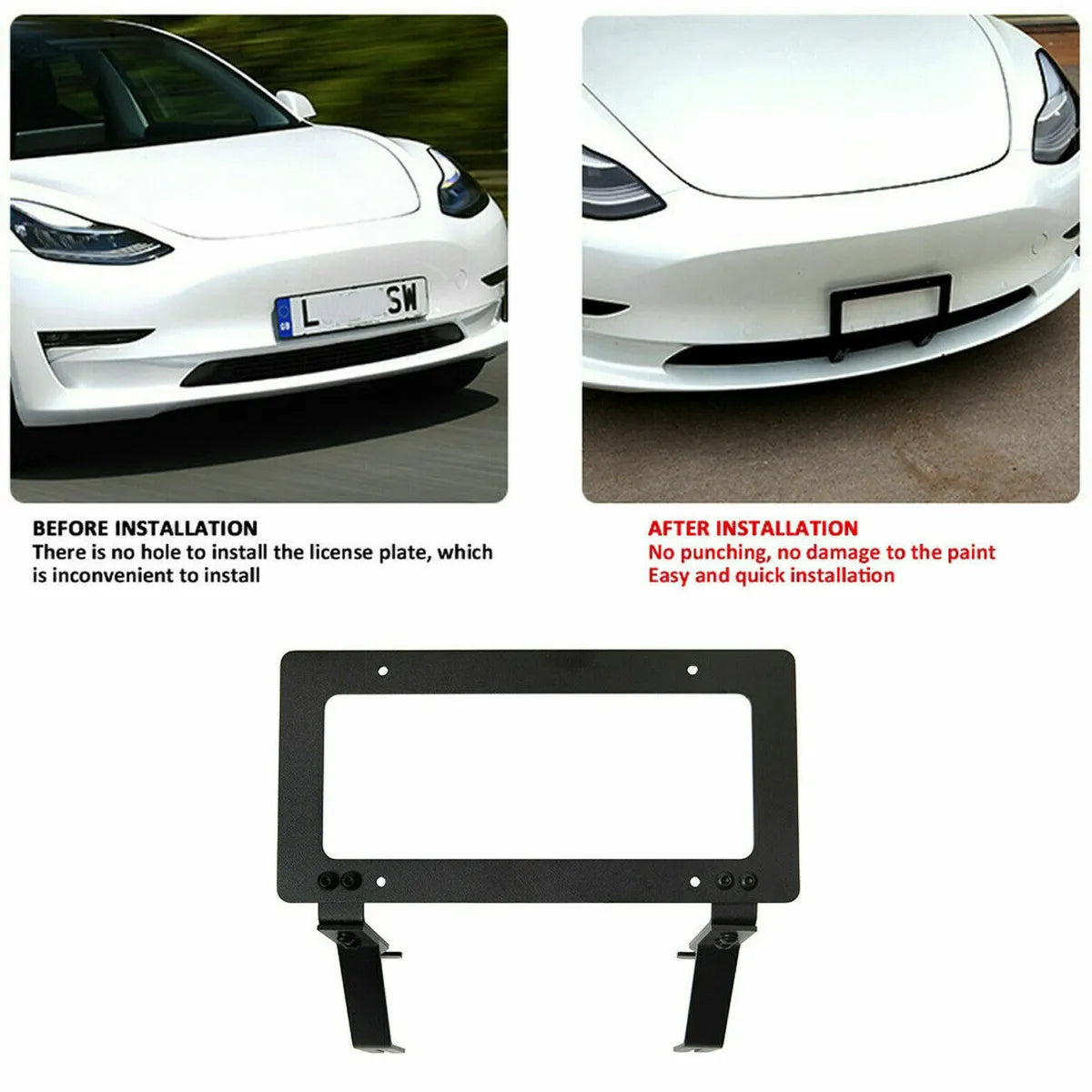 NPNGonline™ Car Front License Plate Frame