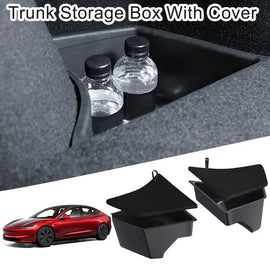 NPNGonline™ Rear Trunk Left Side Storage Box with Cover Tail