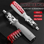 NPNGonline™ 10 in 1 Multi-Angle Ratchet Screwdriver