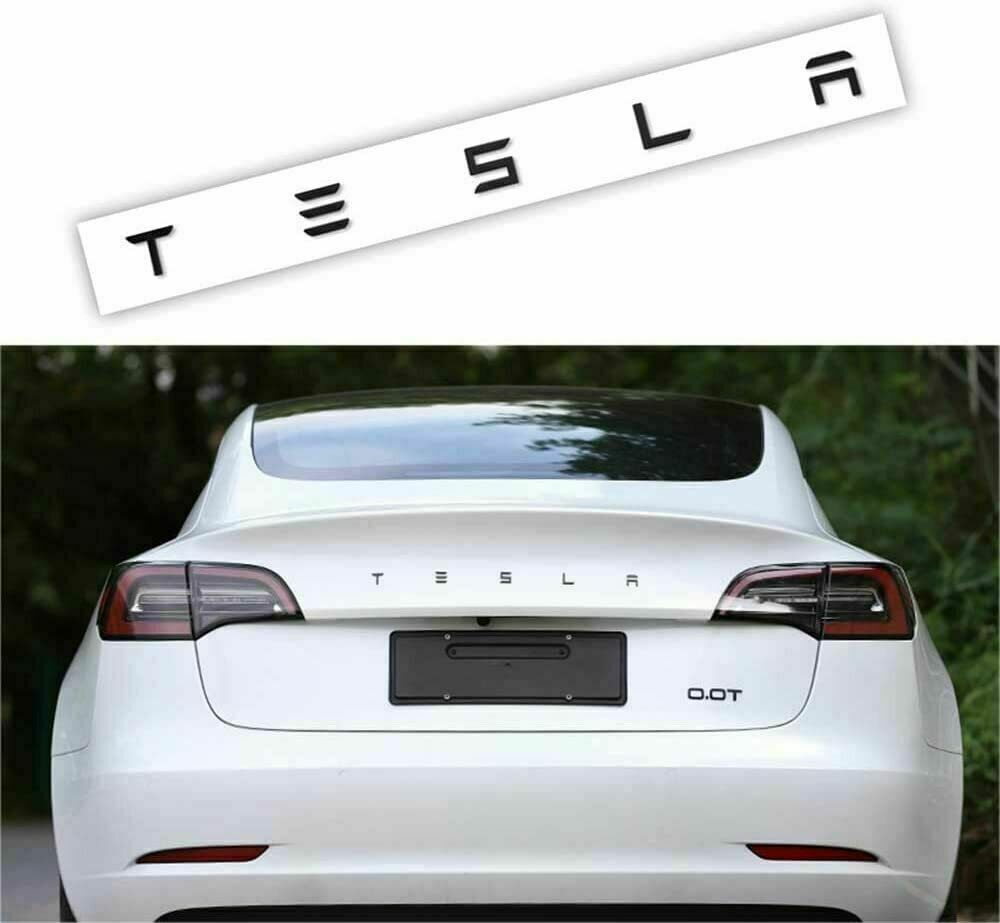 NPNGonline™ TESLA Letters Emblem Badge